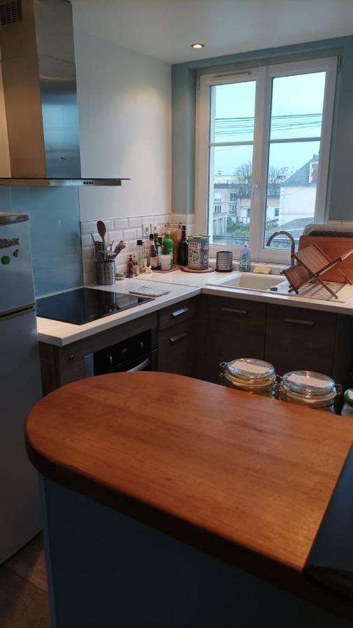 Le Bleu Roi - Appartement Calme Proche De La Gare 凯恩 外观 照片